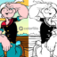 free printable popeye coloring pages