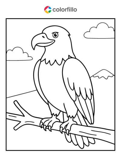 Bald Eagle Coloring Pages
