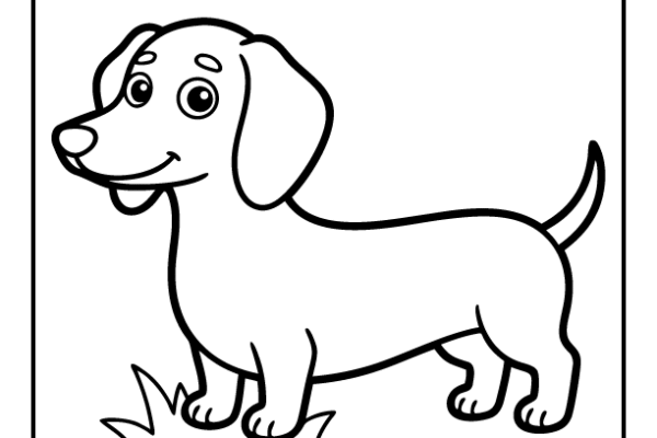 Dachshund Coloring Pages