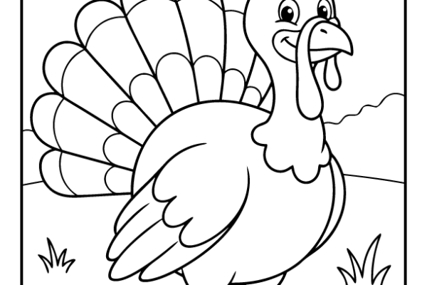Turkey Coloring Page