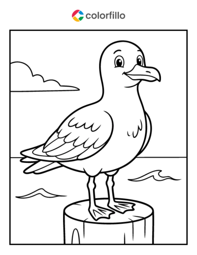 Seagull Coloring Pages