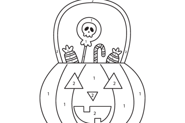 Lantern Color by Number