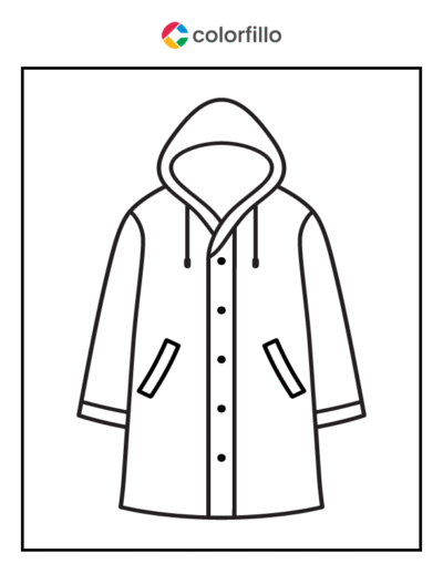 Raincoat Coloring Pages