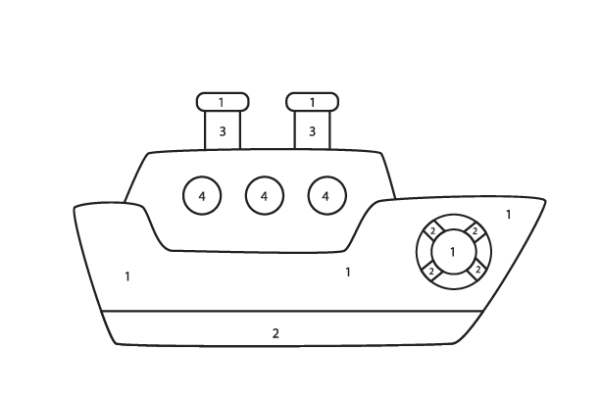 Ship Color by Number