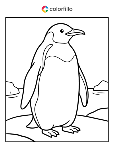 Emperor Penguin Coloring Pages