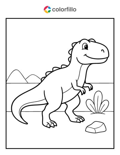 Giganotosaurus Coloring Page
