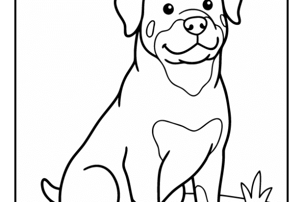 Rottweiler Coloring Pages