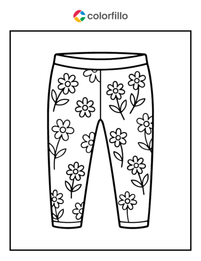 Leggings Coloring Pages