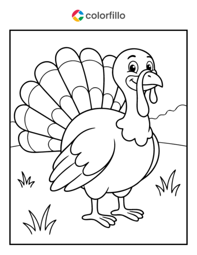 Turkey Coloring Pages