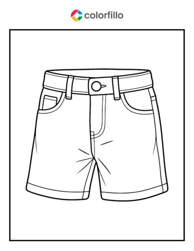 Shorts Coloring Pages