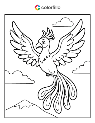 Phoenix Coloring Pages