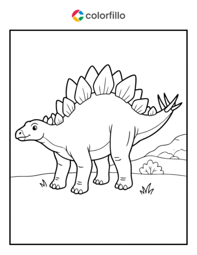 Stegosaurus Coloring Pages