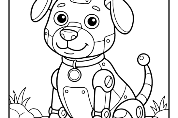 Robot Dog Coloring Pages