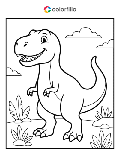 Tyrannosaurus Rex Coloring Pages