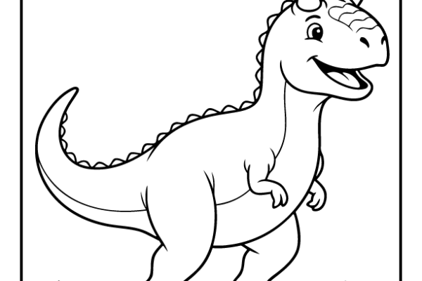 Carnotaurus Coloring Page