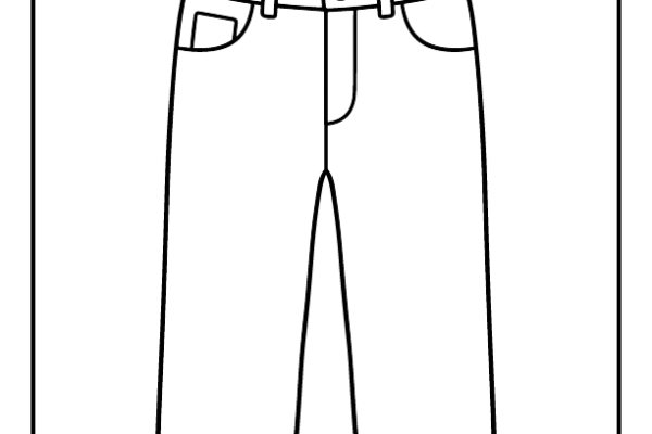Trousers Coloring Page