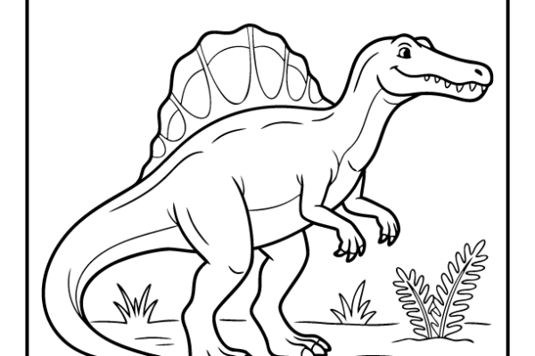 Spinosaurus Coloring Page