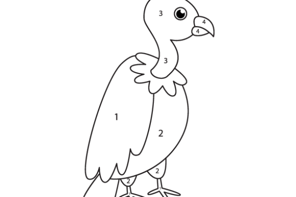 Vulture Color by Number