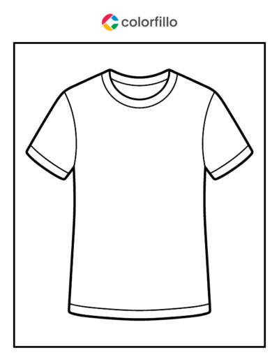 T-Shirt Coloring Pages
