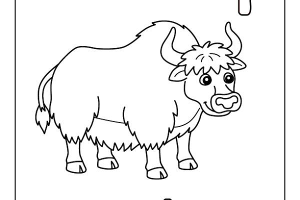 Letter Y Coloring Page