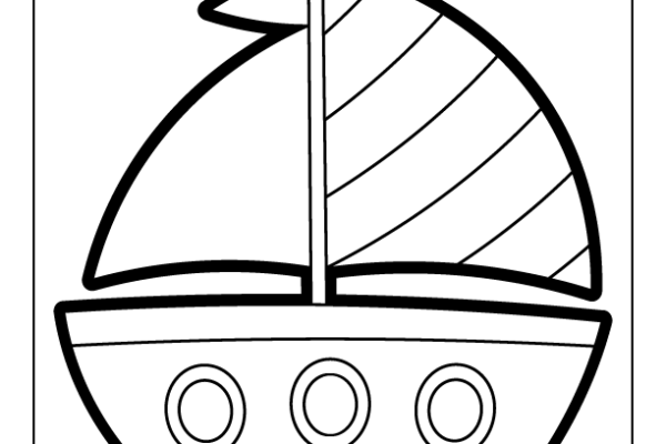 Ship Coloring Page