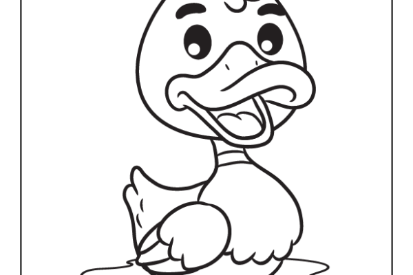 Duck Coloring Page