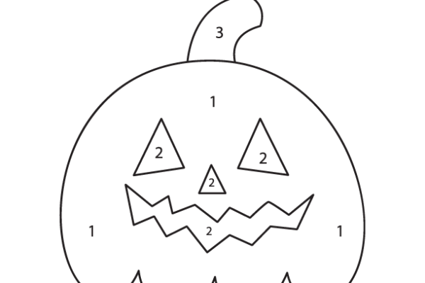 Halloween Color by Number