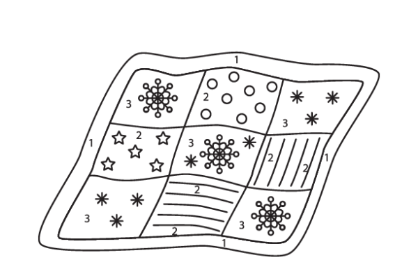 Cute Quilt Color by Number