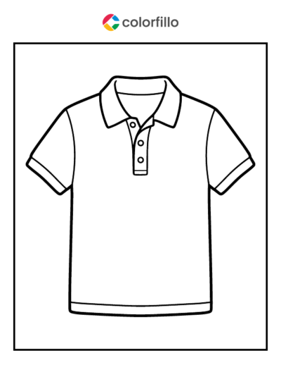 Polo Shirt Coloring Pages