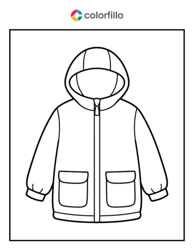 Winter Coat Coloring Pages