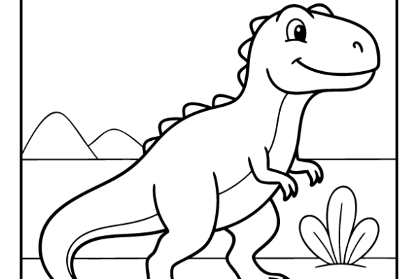 Giganotosaurus Coloring Page