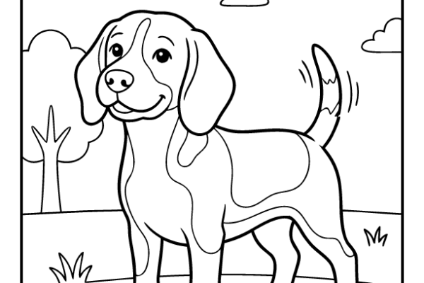 Beagle Coloring Pages