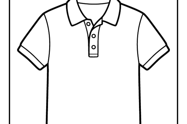 Polo Shirt Coloring Page