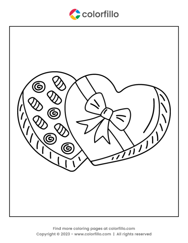 Easter Candies Coloring Page