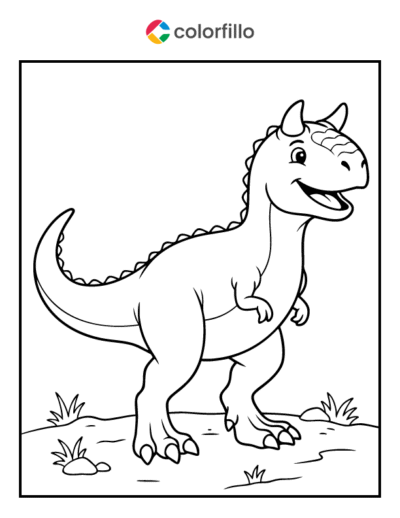 Carnotaurus Coloring Pages