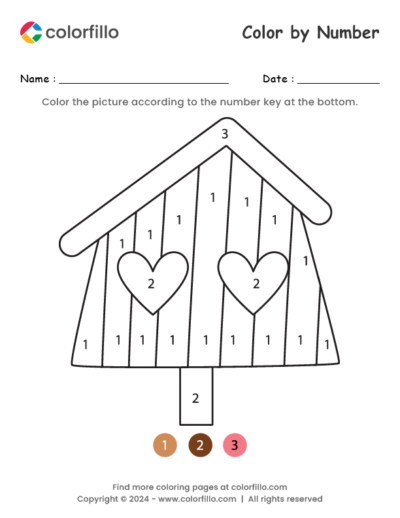 Birdcage Color by Number