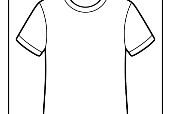 T-Shirt Coloring Page