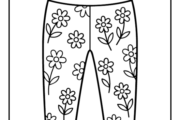 Leggings Coloring Page