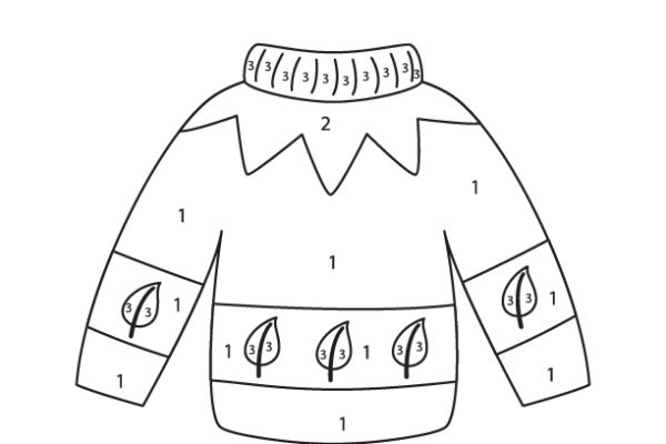 Sweater Color by Number