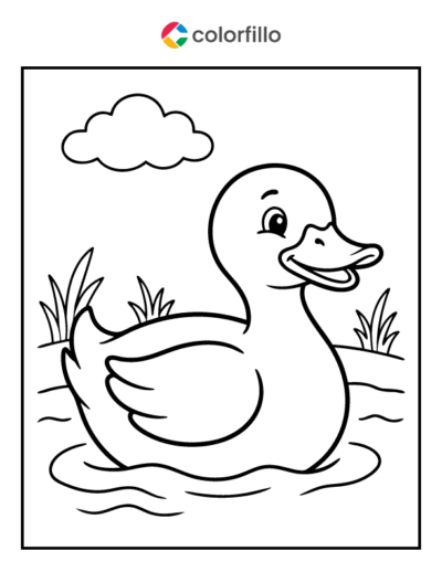 Duck Coloring Pages