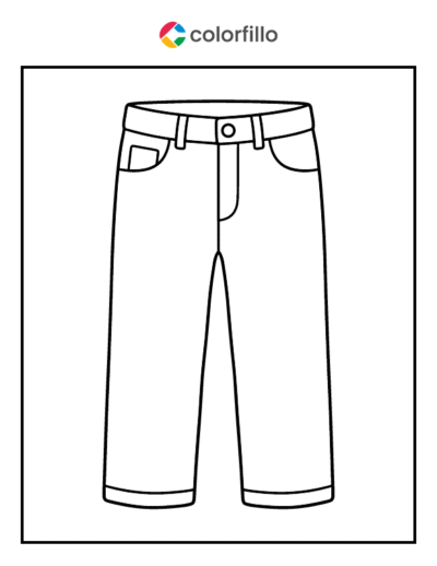 Trousers Coloring Pages