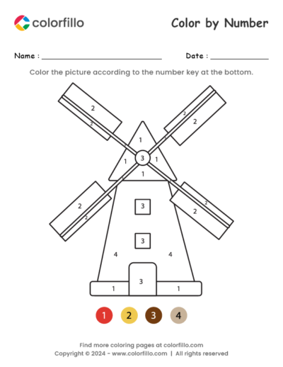 Mill Color by Number