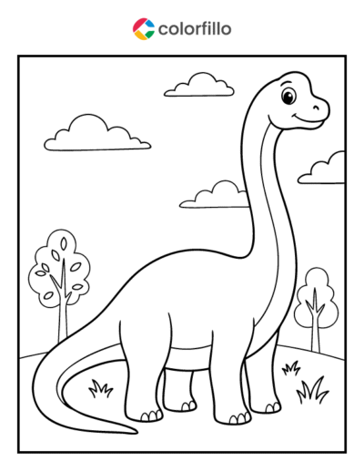 Brachiosaurus Coloring Pages