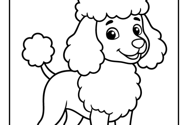 Poodle Coloring Pages