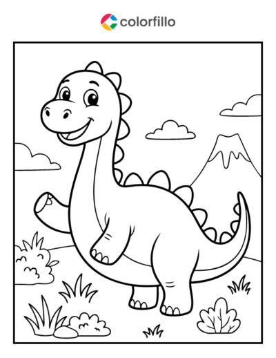 Dinosaur Coloring Pages