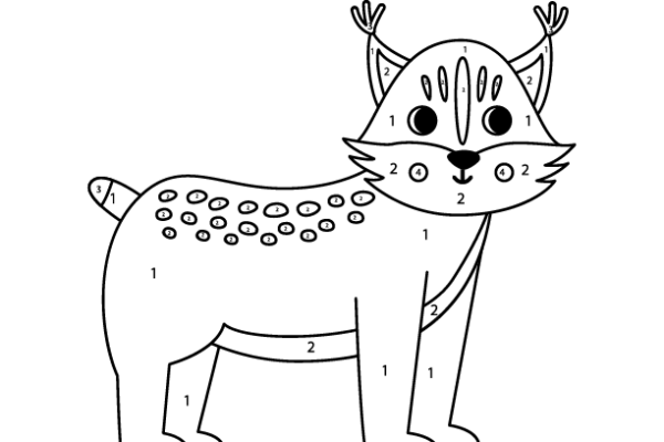 Lynx Color by Number