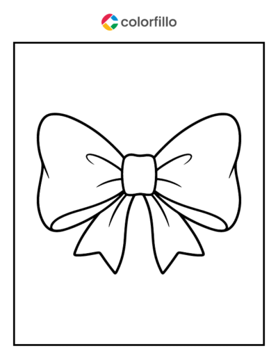 Bow Tie Coloring Pages