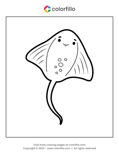 Cramp Fish Coloring Page