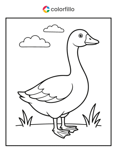 Goose Coloring Pages