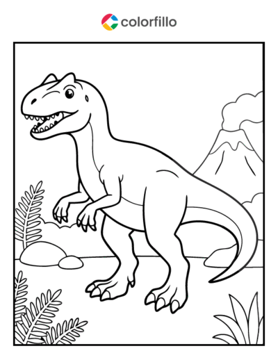 Allosaurus Coloring Pages